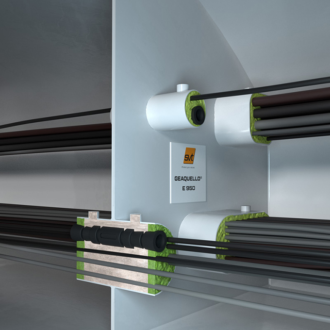 SVT多重管線貫穿密封系統(tǒng)GEAQUELLO? E950